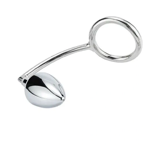 Steel Ring 4663 Set with Stainless Anal Hook DiscreetChoice Cock 1023